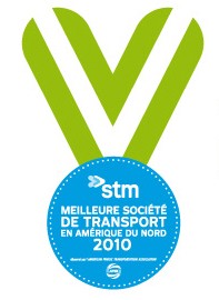 STM: Meilleure société de transport en Amérique du Nord 2010
