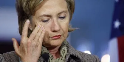 Hillary Clinton déçue