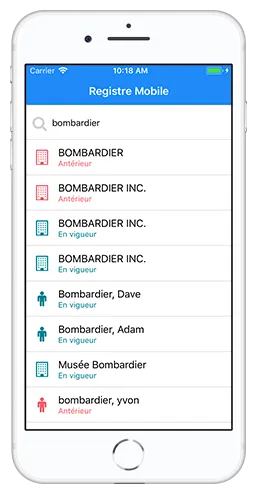 Registre Mobile (des entreprises du Québec)