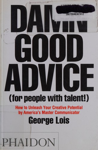 Couverture de Damn Good Advice (For People with Talent!)